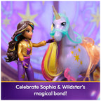 Unicorn Academy, Sophia & Wildstar Power of Friendship Set, Translucent Saddle & 2 Power Accessories, Dolls & Unicorn Toys for Girls Ages 4 and up