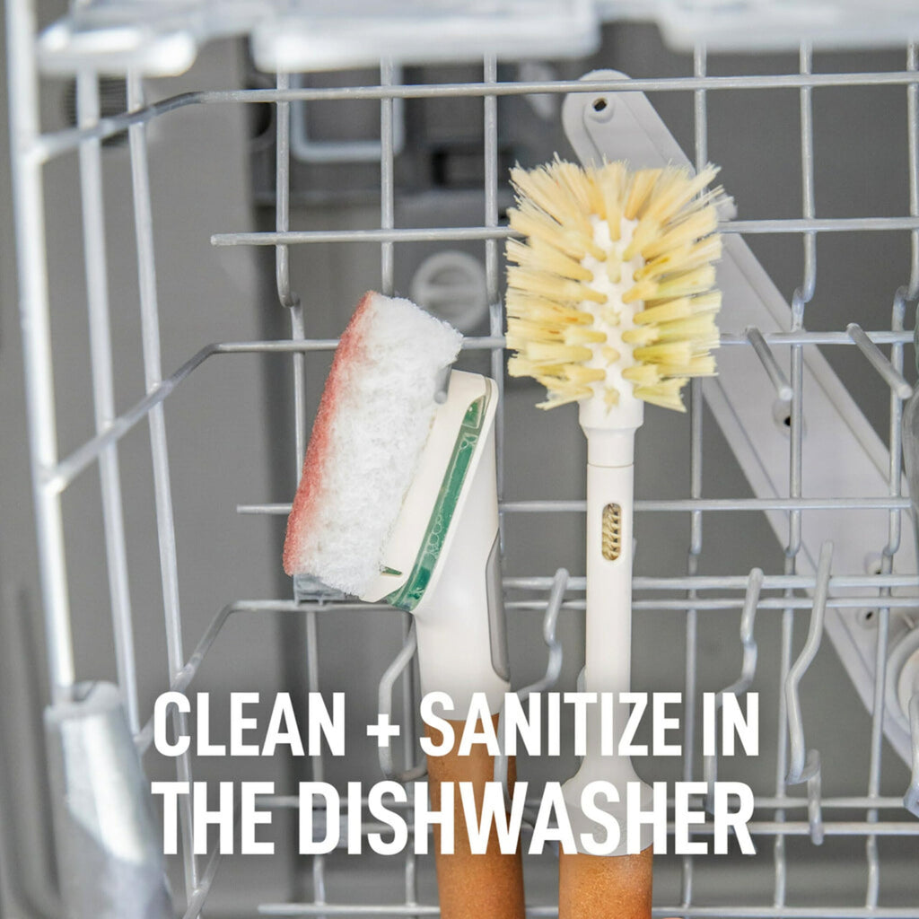 Scotch-Brite Greener Clean Non-Scratch Dishwand Refill, 14 Dish Wand Sponge Refills, Best for Nonstick Pots and Pans, Glass, Tubs & Showers, Fits All Scotch Brite Dishwands