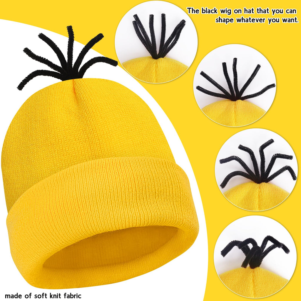HEYFIZZ 4 Pcs Adult Halloween Costume Accessories, Easy Costume Men Women