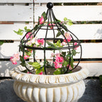 GOOOXIM Metal Garden Obelisk Trellis - 12"x18" Support for Climbing Plants