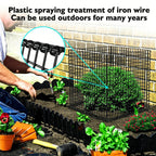 (4 Packs) Plant Protectors from Animals, 14.8" Lx14.8 Wx15.7 H Heavy-Duty Large Wire Plant Cages, Keep Rabbits Out for Vegetables, Shrubs & New Plants