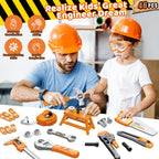 Kids Tool Set, Toddler Tool Set with Toy Drill & Tool Box for Ages 3-5 Boys