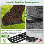 Seeutek Lawn Leveling Rake, 45" x 10" Heavy Duty Ground Leveler