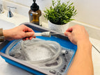 CPAP Cleaning Kit for CPAP Hose and Mask for CPAP Hanger with Brush and Collapsible Wash Basin Bucket Tub - Essential Care Kit for CPAP Users, Suitable for 7 Feet Tubing and 22mm 19mm Diameter