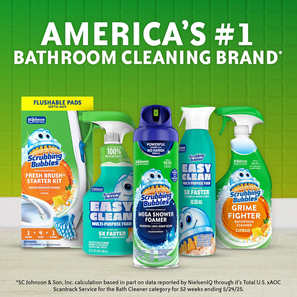 Scrubbing Bubbles Fresh Brush Flushable Cleaner Refills, 20 Count, (2-Pack)
