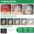EWPJDK Grow Light 6500K Full Spectrum Plant Grow Lights 84 LED Plant Light with Clip Grow Lamp for Indoor Plants Growing Lamps（1PCS）