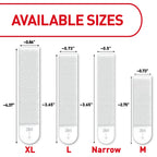 Command 15, 10, & 5 lb Large, Medium and Small 32 Pairs Picture Hanging Strips (64 Strips), Damage-Free Hangers for Picture Frames, No Tools Required, Great for Home Room Wall Decor, White Adhesive