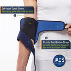 Comforband Adjustable Elbow Brace – Targeted Support for Tennis Elbow, Golfer's Elbow, Tendonitis, Arthritis, Bursitis, Sprains, and Strains – One-Size-Fits-Most Compression Sleeve for Pain Relief and Injury Recovery