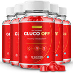 IDEAL PERFORMANCE Gluco Off Gummies, GlucoOff Gummy Reviews (5 Pack)