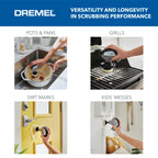 Dremel Versa Power Scrubber Kit with 5 Scrub Daddy Cleaning Sponge Pads - Waterproof Cordless Electric Spin Scrubber, High Speed, Multi-Surface Cleaning for Kitchen, Household, and Bathroom, PC10-07