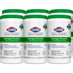 Clorox Healthcare Hydrogen Peroxide Cleaner Disinfectant Wipes, 6.75" x 5.75", 155 Count, Pack of 6 (Package May Vary)