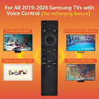 Replacement for Samsung TV Remote, for All 2019-2026 Samsung Remote Control for Smart TV with Voice Control. 2-Year Full Warranty.