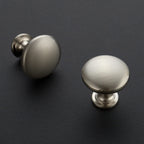 Ravinte 30 Pack Brushed Nickel Round Zinc Cabinet Knobs for Kitchen Bathroom Closet Dresser Cabinets