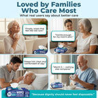 XL Bath Wipes for Adults Bathing No Rinse (2pk) 100 Ct. + 8 Travel Body Wipes 10 x 11.5" Adult Disposable Washcloths for Elderly Incontinence - After Surgery Must Haves Supplies & Elder Care Products