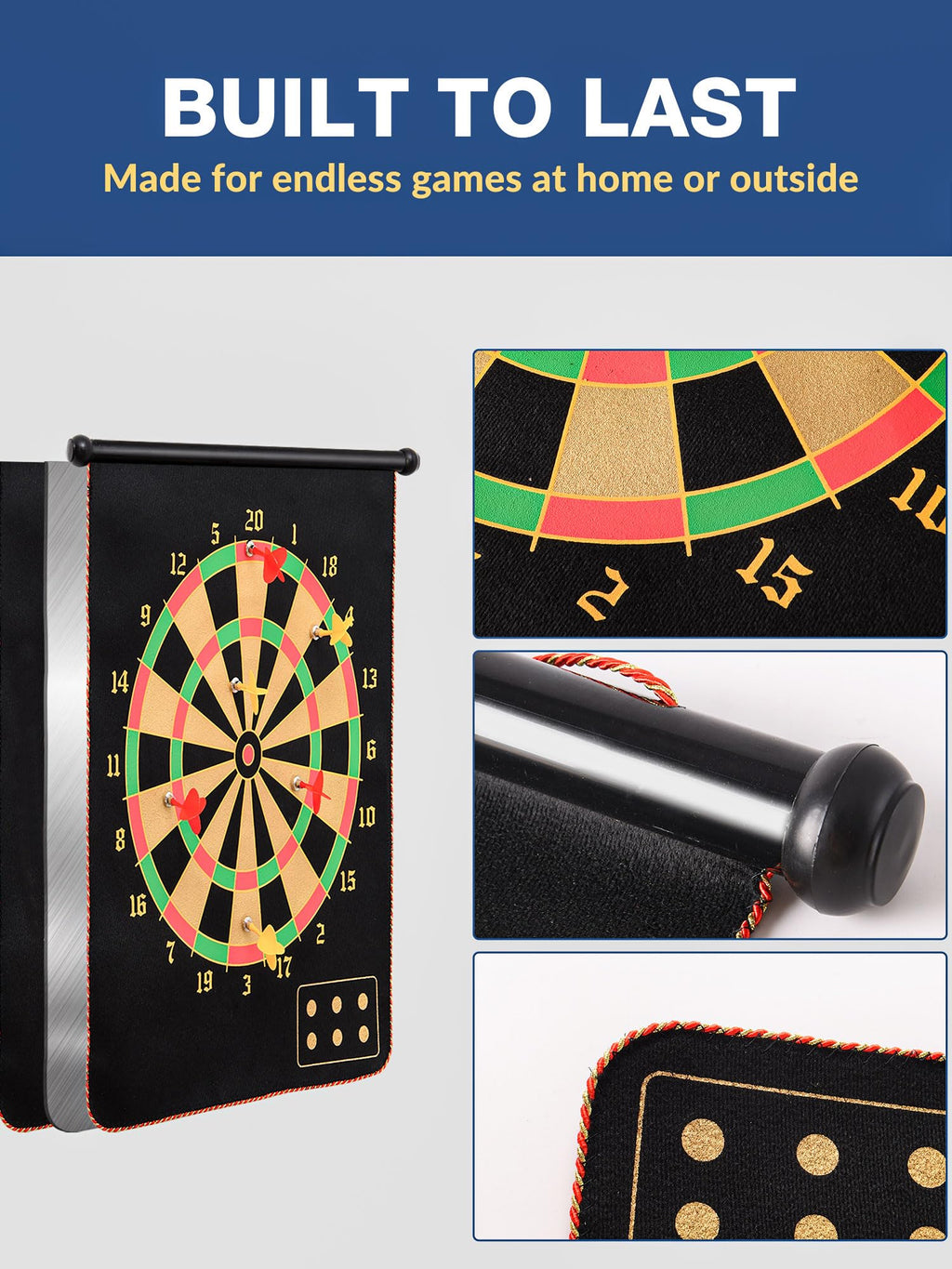 BATURU Magnetic Dart Board for Kids & Teen Boys, Dart Game
