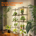 Bstrip T10 Vertical Grow Light, Full Spectrum Plant Light, 16in-65in