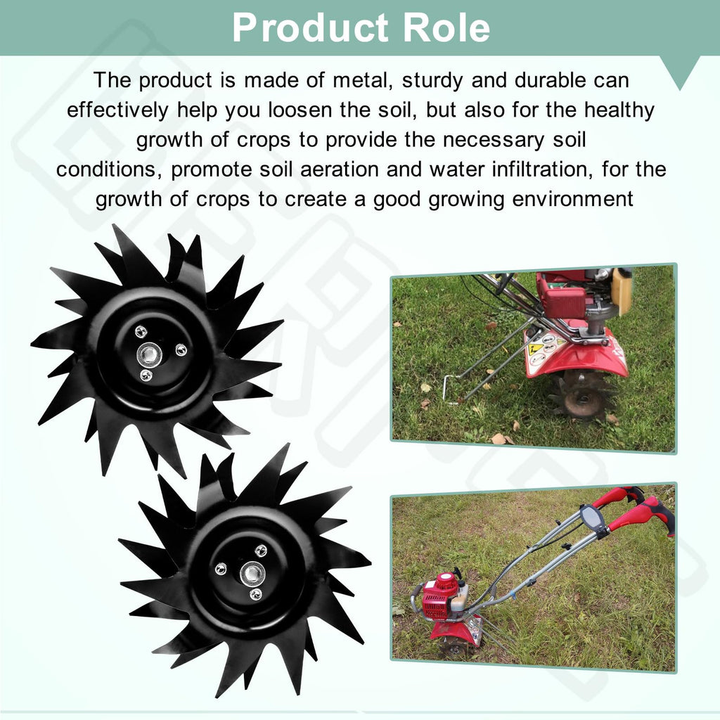 1622 Power Tiller Tines Compatible with All Mantis Tiller/Cultivators