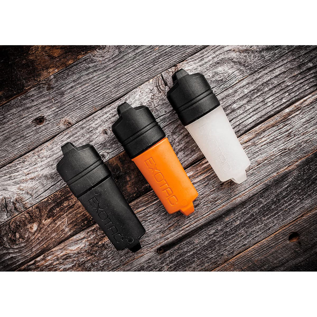 Exotac fireSLEEVE Waterproof Floating Lighter Case (Lighter Not Included) with Gas-Lock Strap for Thumb-free Operation, Molded TPE Body for Flexibility, and Super-tough Nylon Cap, Made in the USA