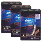 Always Discreet Boutique Incontinence Panty Liners for Bladder Leaks, Size 2, Very Light Absorbency, Long Length, 96 Count (Pack of 2)