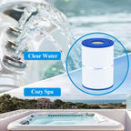 Cryspool® 07018 Filter Compatible with CX250RE, Star-Clear C250, PA25-4, PA25-4/M4, C-7626, FC-1230, 25 Sq. Ft Spa Filter Cartridge, 1 Pack