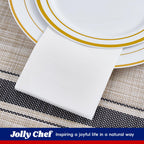 JOLLY CHEF 600 Pack Bathroom Paper Napkins Disposable Guests Hand Towels