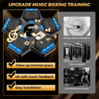 Music Boxing Machine, Wall Mounted Bluetooth Punching Pad with Gloves