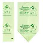 UNNI Compostable Trash Bags, 20-23 Gallon / 87 Liter, 60 Count Value Pack, Extra Thick 1.0 mil Large Bin Liners for Food Scrap, BPI, CMA & OK compost HOME Certified (Meets ASTM D6400)