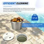 BOUYAO 8" Inground Pool Skimmer Basket - Upgrade Aluminum Strainer Basket with Handle | for Pentair U-3, Hayward SP1070 | Direct Replacement 08650-0007 & SPX1070E Universal Filter Baskets