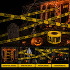 ATERET Premium Yellow Caution Tape I 3 inch x 1000 feet I Harzard Tape w/Bright Yellow & Bold Black Text I 3" Wide for Maximum Readability I Ideal Use for Danger/Hazardous Areas (1-Pack)