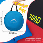 Himal Outdoors Portable Cornhole Board Set, Foldable 3 x 2 Ft