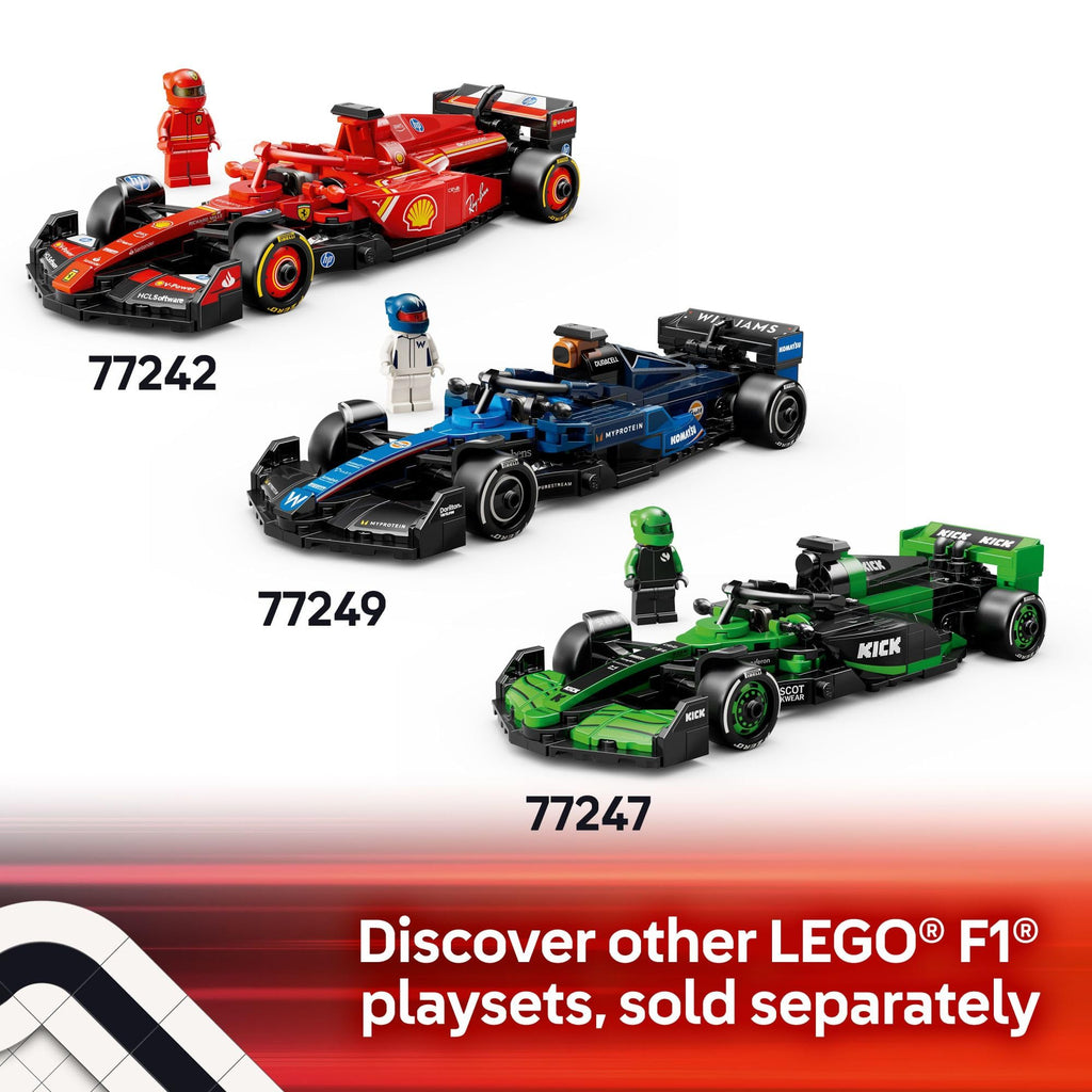 LEGO Speed Champions Aston Martin Aramco F1 AMR24 Race Car Toy - Building Set for Kids, Boys & Girls, Ages 10+ - Toy Car for F1 Fans - Gift Idea for Birthday - 77245
