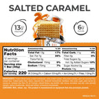 Power Crunch Protein Energy Wafer Bars, Salted Caramel, 1.4 Ounce (12 Count)