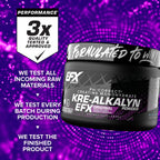 EFX Sports Kre-Alkalyn EFX Powder | pH Correct Creatine Monohydrate Powder Supplement | Strength, Muscle Growth & Performance | 55 Servings (Blue Frost)