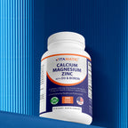 Vitamatic Calcium Magnesium Zinc D3 Boron | 365 Coated Tablets Supplement | Calcium 1200 mg, Magnesium 420mg, Zinc 25mg, Vitamin D3 1000 IU, Boron 1 mg | Non-GMO | Gluten Free | Made in USA