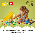 LEGO DUPLO Classic Cars and Trucks Brick Box Building Blocks - Learning & Educational STEM Toys for Toddlers, Ages 1.5+ Years - Develops Fine Motor Skills - Gift for Christmas - 10439