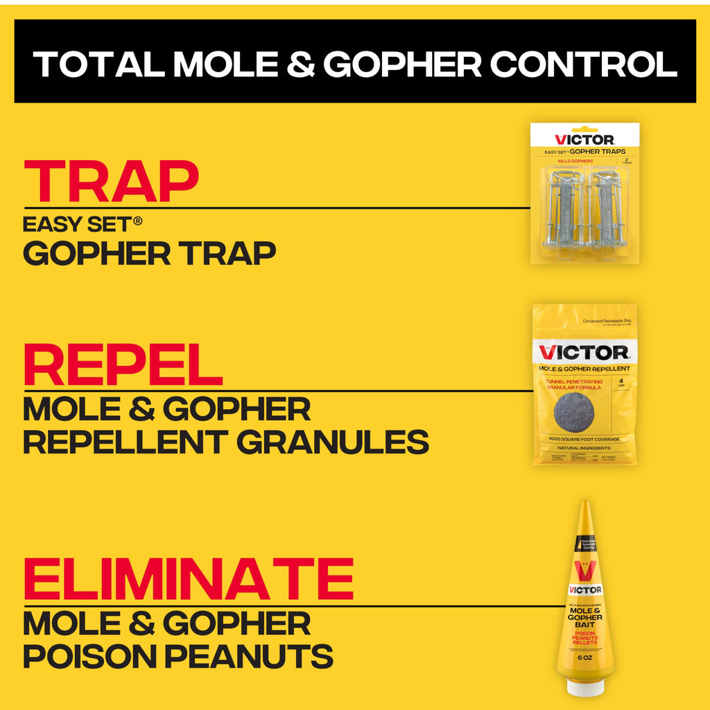Victor Outdoor Mole & Gopher Poison Peanuts 4-Pack