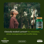 Swanson Women's Anti-Stress Formula (Lactium) - Helps Counter Stress, Promotes Relaxation and Sleep Support - (60 Capsules, 167mg) 1 Pack