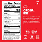 Chomps Original Beef, Grass-Fed & Finished, 24ct, Protein Snack Stick