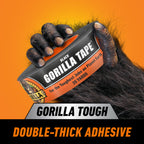 GORILLA Duct Tape, Heavy Duty and Weather Resistant, Black, 1.88" x 35 yd