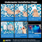 Homly Rechargeable Submersible Pool Lights with Remote, Waterproof Underwater Charging Battery Operated Controlled 16 Color Changing LED with Magnet Floating Lights Pool Pond Decoration 1 Pack