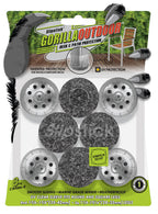 Slipstick GorillaOutdoor Berber Furniture Feet Pads with Clear Sleeve Sock (8 Pack) Outdoor Furniture Sliders for Round & Square Legs, Large