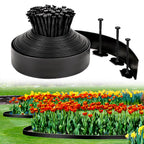 3 Inch x 50FT Garden Edging Border,Landscaping with 75pcs Spikes
