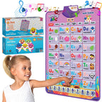 Pinkfong BabyShark Alphabet & Number Learning Toy for Girls Pink Edition | PinkFong Official Song Musical Mat | Best Birthday 1 Year Old Toys | Baby Shark Toys for Toddlers 1-3 | Baby Shark Games