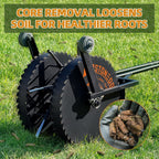 Patented Rolling Lawn Aerator Compacted Soil Loosening Manual Coring Tool