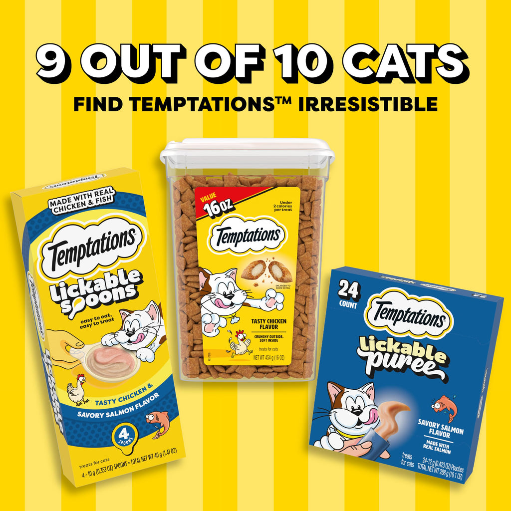 Temptations Classic Crunchy and Soft Cat Treats, Tasty Chicken, 48 oz