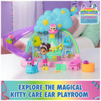 Gabby's Dollhouse Kitty Care Ear Purrfect Playroom – 17-Piece Playset with 4 Toy Figures, Dollhouse Furniture, Doll Accessories & Baby Doll Stuff for Kids Ages 3+