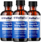 (3 Pack) WellaNail Drops - Official Wella Nail Advanced Liquid Drop Supplement - Maximum Strength, All Natural WellaNail Premium Support for Overall Health & Wellness Reviews, 3 Bottles for 3 Months