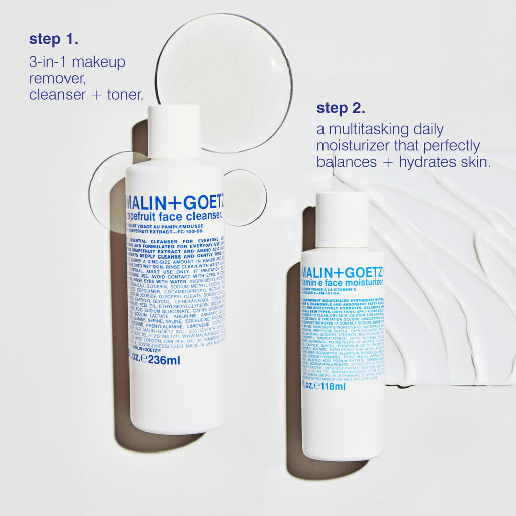 MALIN+GOETZ Vitamin E Face Moisturizer | Lightweight Hydrating Daily Face Cream Balancing All Skin Types | Fragrance-Free, Vegan | 4 Fl Oz