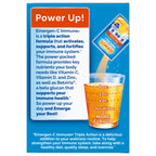 Emergen-C Immune+ Triple Action Immune Support Powder, BetaVia (R), 1000mg Vitamin C, B Vitamins, Vitamin D and Antioxidants, Super Orange – 30 Count