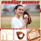 Liliaafar Sports Earrings for Women,9 Pairs,Baseball